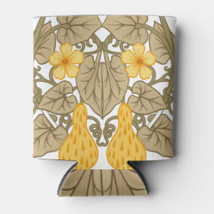 Enfriador De Latas Elementos de composición de flores Art Nouveau