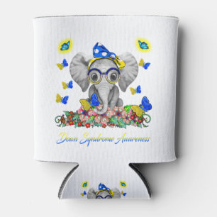 Enfriador De Latas Elephant Faith Esperanza Amor Sin Síndrome Concie