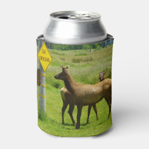 Enfriador De Latas Elk Crossing California Wildlife Photography