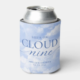 Enfriador De Latas Ella está en la novena nube azul Desayuno de novi