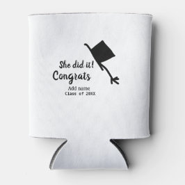 Enfriador De Latas Ella lo hizo felicita a los graduados por agregar 