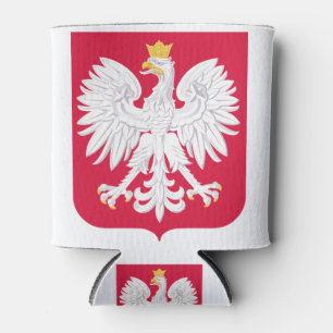 Enfriador De Latas Emblema polaco - escudo de Polonia - hierba Polski