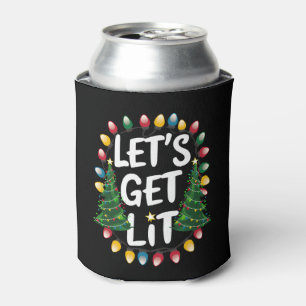 Enfriador De Latas Emborrachémonos Luces Divertidas de Navidad para B