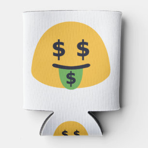 Enfriador De Latas Emoji Boca de Dinero
