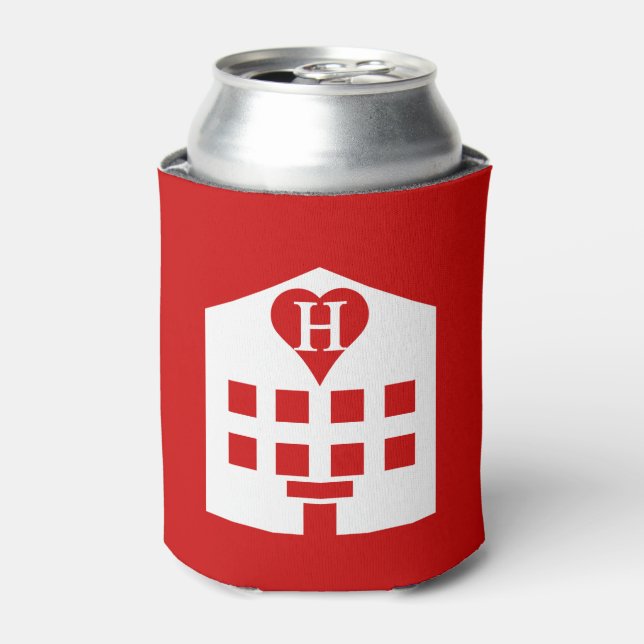 Enfriador De Latas Emoji japonesa del Love Hotel (Lata Anverso)