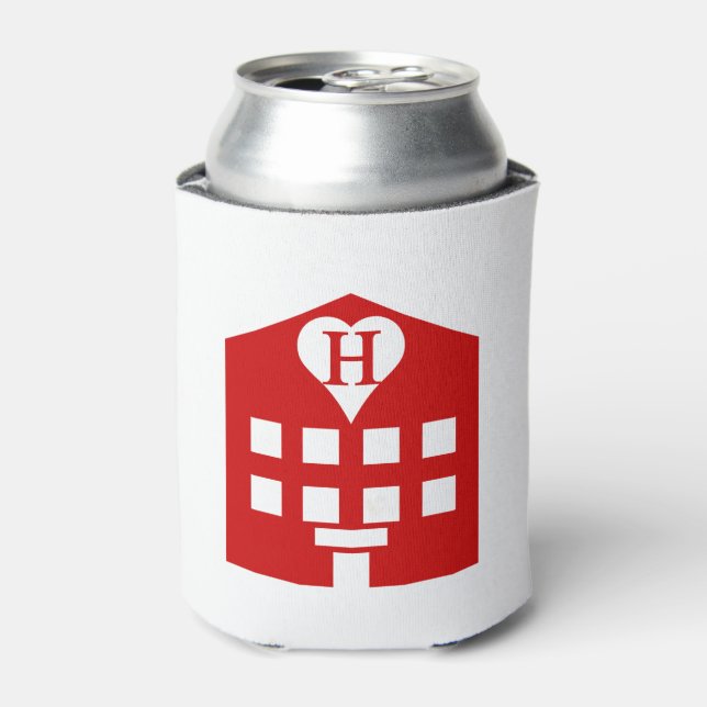 Enfriador De Latas Emoji japonesa del Love Hotel (Lata Anverso)