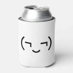 Enfriador De Latas Emoticon smug (‿) Kaomoji japonés