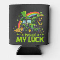 Empujando mi graciosa excavadora St Patrick's Day