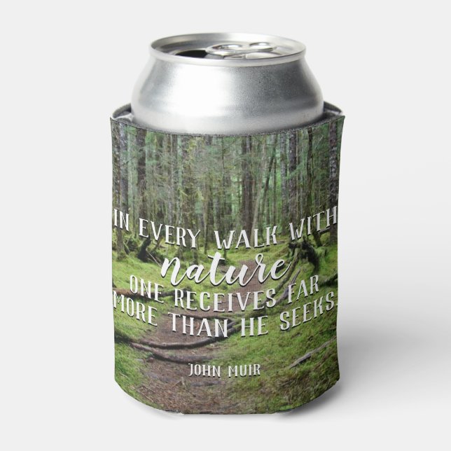 Enfriador De Latas En cada paseo con Refrigerador de bebidas de espum (Lata Anverso)