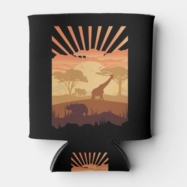 Enfriador De Latas En el Safari (Anverso)