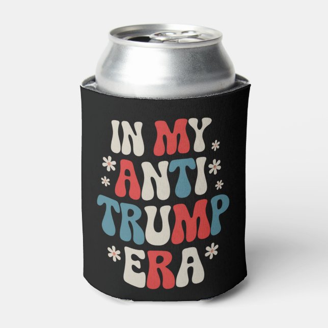 Enfriador De Latas En mi Anti Trump Era 2024 Anti MAGA Anti República (Lata Anverso)