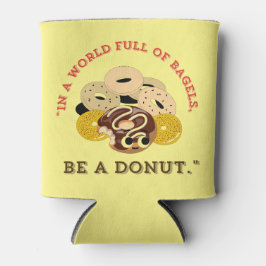 ENFRIADOR DE LATAS EN UNA PALABRA DE BAGELS, SEA UN DONUTS