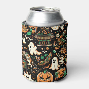 Enfriador De Latas Encantador Fantasma Espeluznante Calabaza de Hallo
