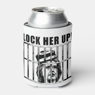 Enfriador De Latas Enciende a Hillary Clinton Can Coozie