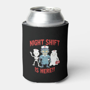 Enfriador De Latas Enfermera de Halloween Funny Ghost Skeleton Zombie