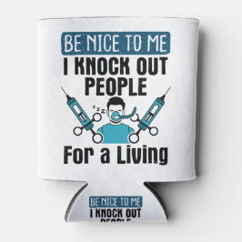 Enfriador De Latas Enfermera de la CRNA Anestesiólogo anestesista ext