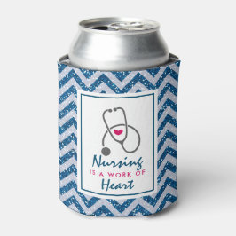 Enfriador De Latas Enfermería es un trabajo de Heart Saying con Steth