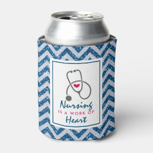 Enfriador De Latas Enfermería es un trabajo de Heart Saying con Steth