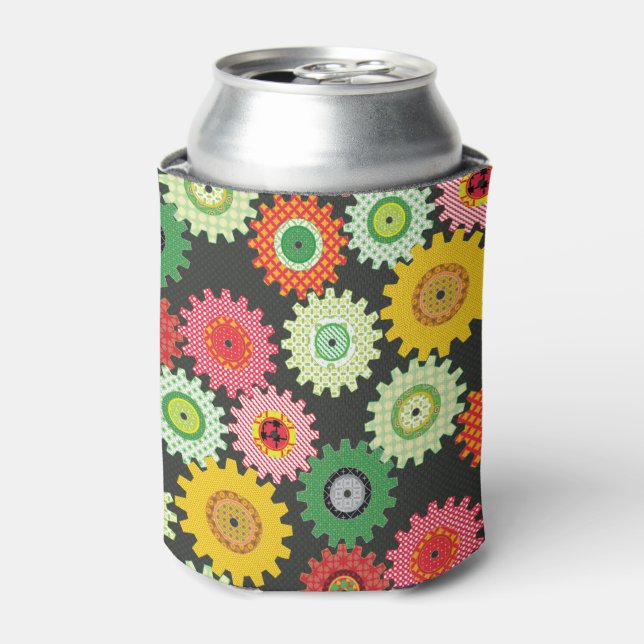Enfriador De Latas Engranajes Patrón (Lata Anverso)