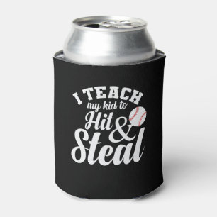 Enfriador De Latas Enseño a mi hijo a golpear y robar béisbol