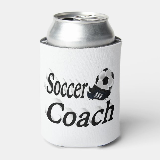 Enfriador De Latas Entrenador de fútbol (Lata Anverso)