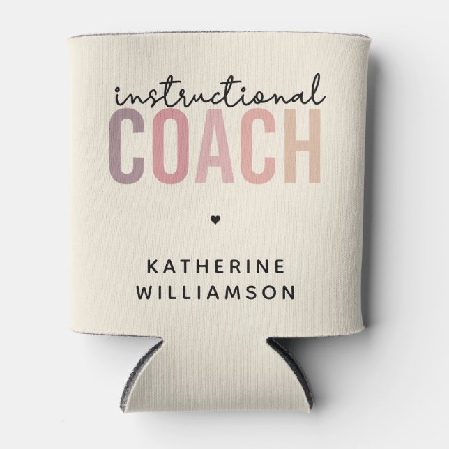 Enfriador De Latas Entrenador de instrucción personalizado - Regalos  (Anverso)