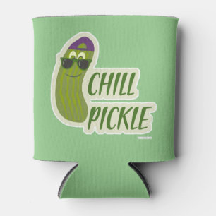 Enfriador De Latas Epic Chill Pickle Funny Character Design Fun