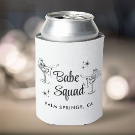 Enfriador De Latas Equipo de Chicas Femeninas Fiesta de Soltera Blanc