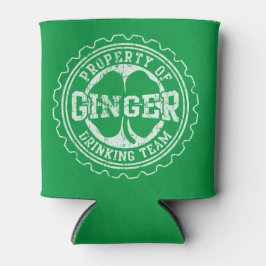 Enfriador De Latas Equipo irlandés de consumo de jengibre