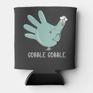 Enfriador De Latas ER Enfermera Turquia Gobble Squad ER Enfermera Acc
