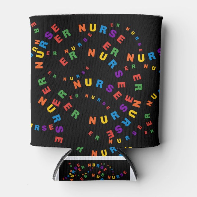 Enfriador De Latas ER Nurse Black (Anverso)