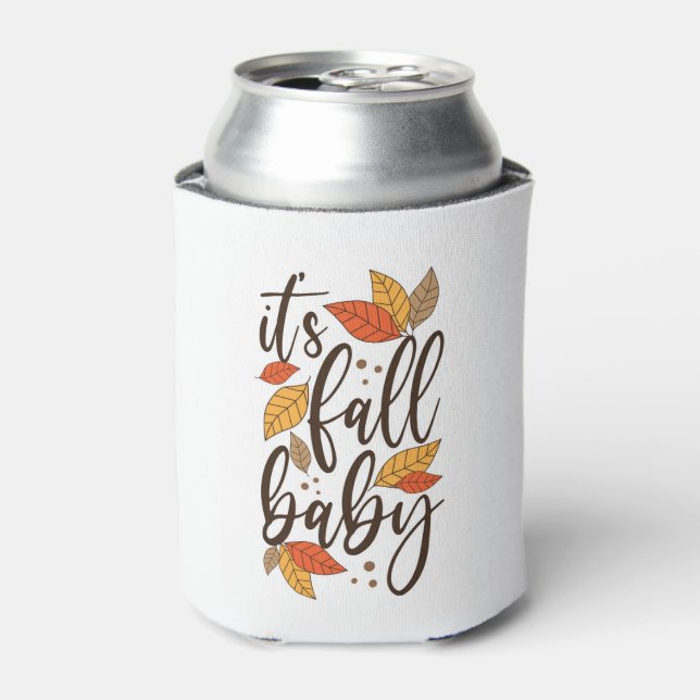 Enfriador De Latas Es el bebé otoño (Lata Anverso)