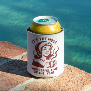 Enfriador De Latas Es El Momento Más Maravilloso Snarky Navidad 