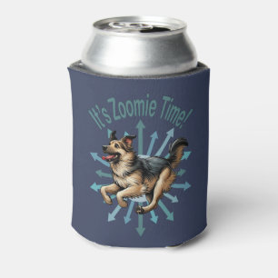 Enfriador De Latas Es el zoomie time Large Mutt