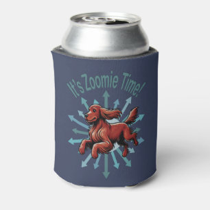 Enfriador De Latas Es hora de Zoomie Setter Irlandés