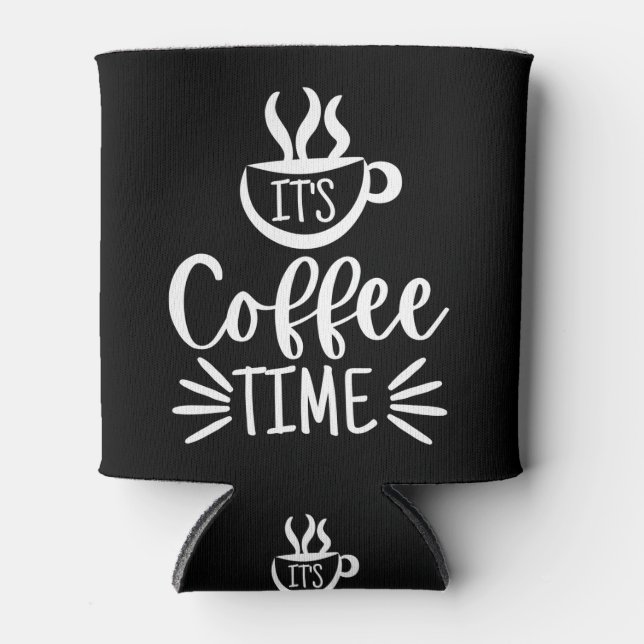 Enfriador De Latas Es hora del café (Anverso)