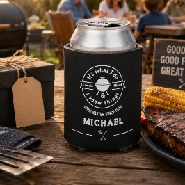 Enfriador De Latas Es lo que hago, ahumo carne y sé cosas Divertido