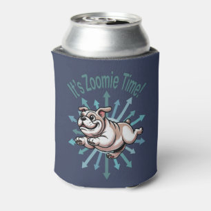Enfriador De Latas Es tiempo de Zoomie Bulldog