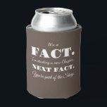 Enfriador De Latas Es un hecho | Groomsman Funny Propuesta Brown<br><div class="desc">Orgulloso hecho en el Refrigerador de bebidas de EE.UU.: ¿Koozie no mantiene su lata de cerveza fría? ¿Tu té instantáneo se enfría antes de que puedas darle el primer sorbo? ¡Olvídate de todo eso con haciéndote con un enfriador de latas de Zazzle! No sólo esta manga de cerveza está completamente...</div>