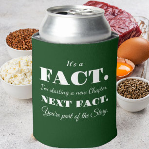 Enfriador De Latas Es un hecho Groomsman Graciosa propuesta Verde o