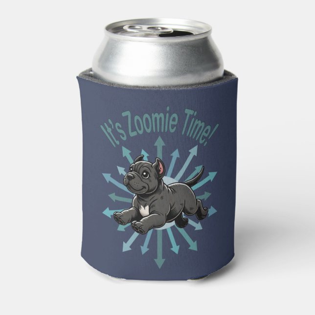 Enfriador De Latas Es Zoomie Time Cane Corso (Reverso de la lata)