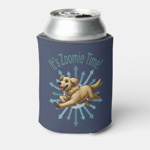 Enfriador De Latas Es Zoomie Time Golden Retriever