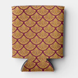 Enfriador De Latas Escalas de sirenas Art Deco - Magenta