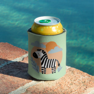 Enfriador De Latas Escandinavo de cebra caprichoso