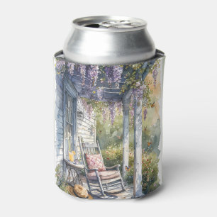 Enfriador De Latas Escena de la silla Roca de Puch Wisteria