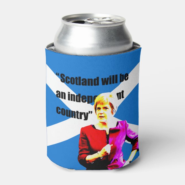 Enfriador De Latas Escocia será un país independiente... (Lata Anverso)