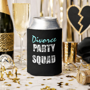 Enfriador De Latas Escuadrón de fiesta de divorcio Felizmente recién