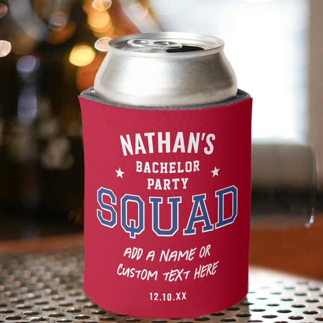 Enfriador De Latas Escuadrón del partido Bachelor Personalizado Crims (Subido por el creador)