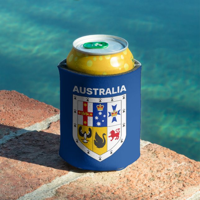 Enfriador De Latas Escudo de armas de Australia (Piscina in situ)