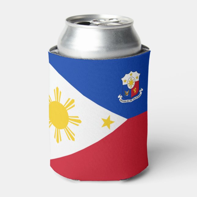 Enfriador De Latas Escudo de armas de Filipinas (Lata Anverso)